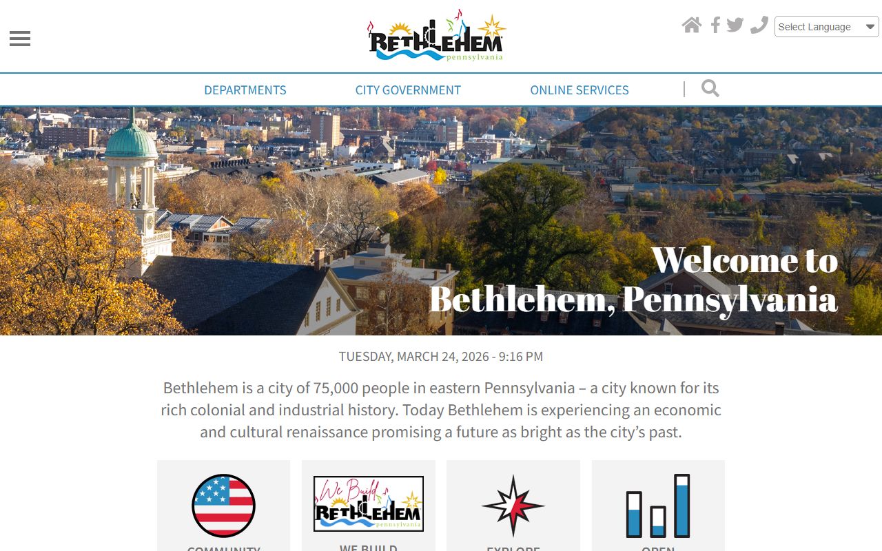 Bethlehem marriage records city website