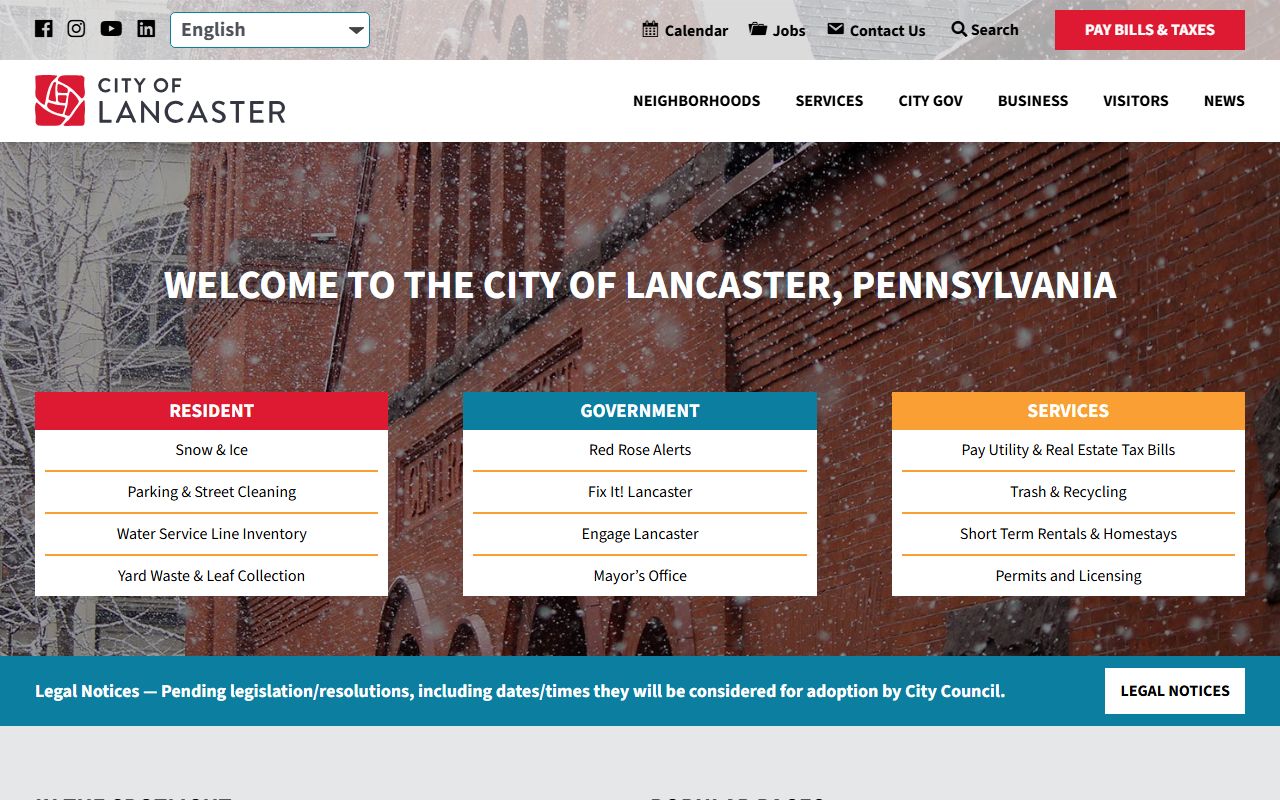 Lancaster marriage records city website