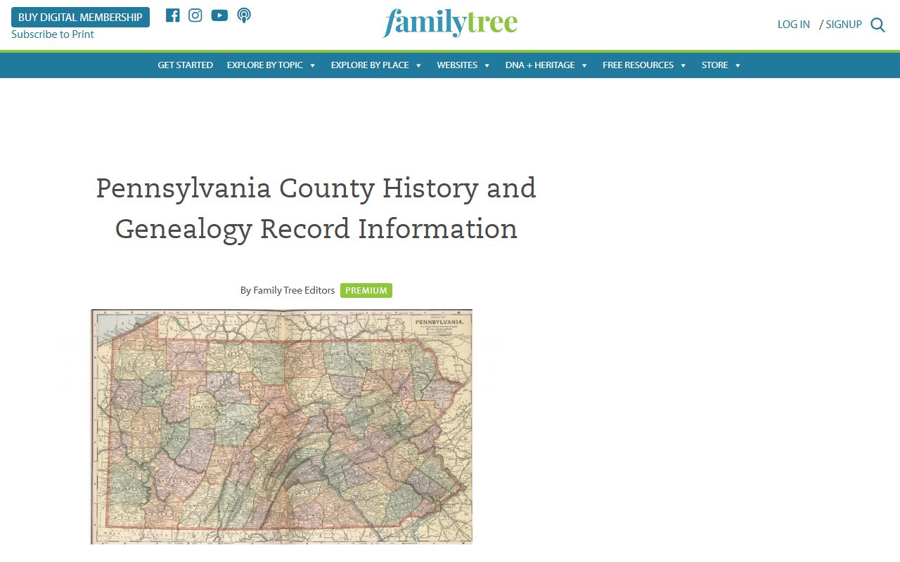 Bedford County records listing for marriage records research