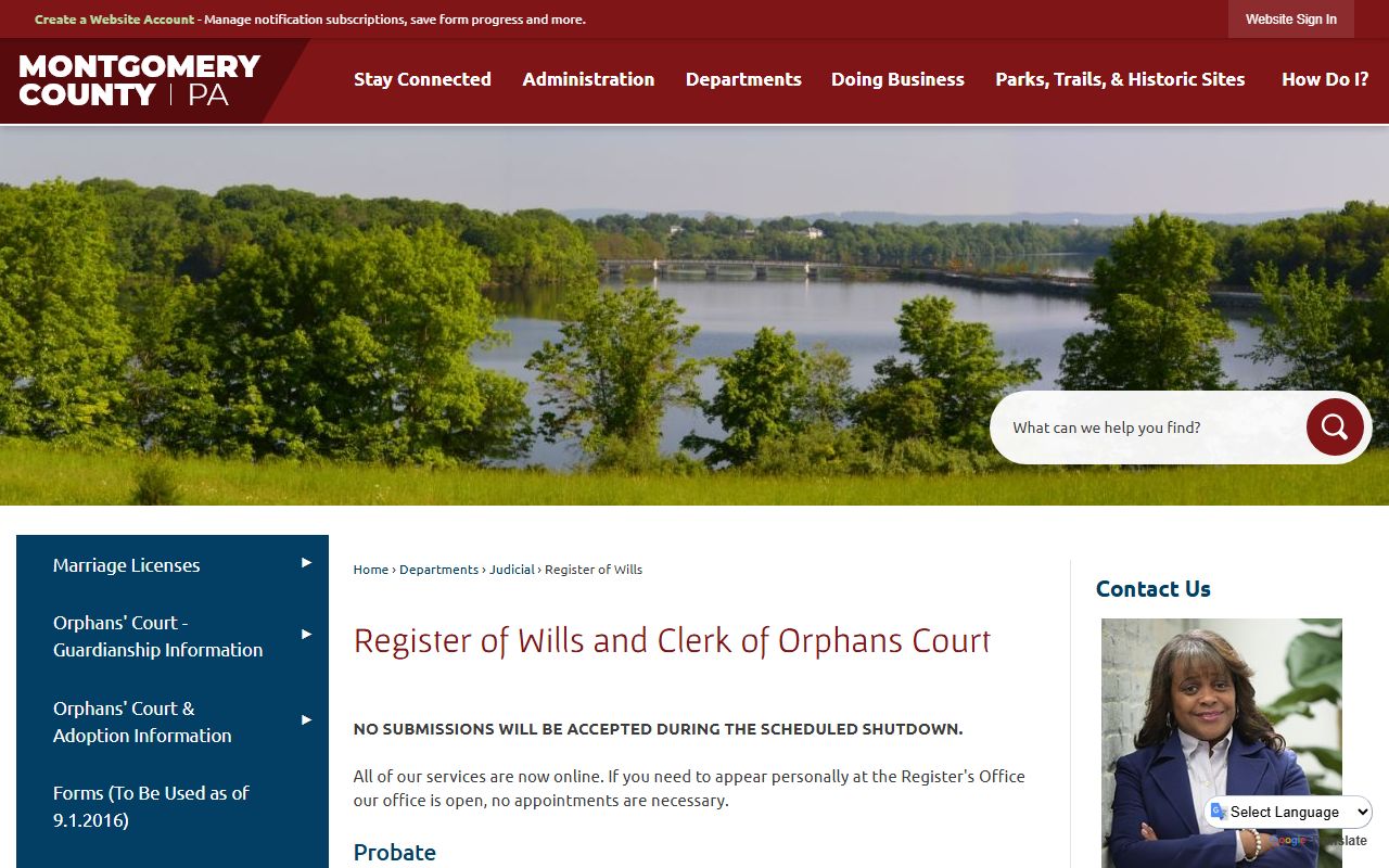 Montgomery County marriage records